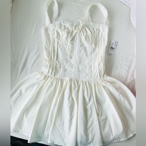 NWT Elegant White Corset Dress